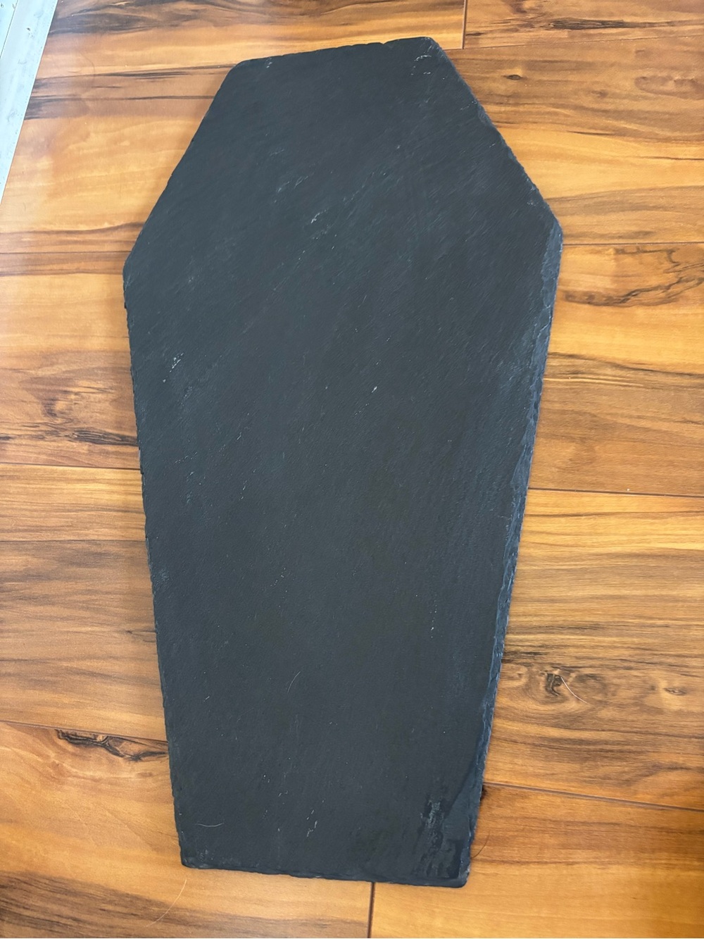 Threshold Halloween Black Slate Coffin Serving Platter Home Accent decor